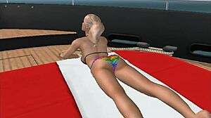 3D szex villák szerencsés srác a jachtos sorozatban