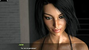 Hnedovláska je vymrdaná a nakrémovaná v horúcej 3D porno scéne
