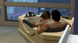 Sims 4 cenzúrázatlan jakuzzi szopás videó