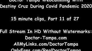 Destiny Cruz robi doktorowi Tampie loda podczas kwarantanny na Florydzie