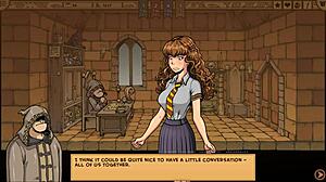 Harry Potter-inspired visual novel: The transformation of a girl into a woman of distinction