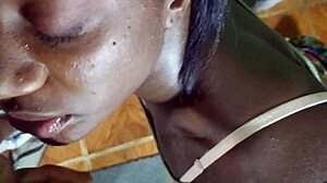 Fernanda, a chocolate-skinned beauty, receives an intense facial in a bukake-style climax