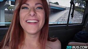 Redheaded MILF seeks anal threesome with two men